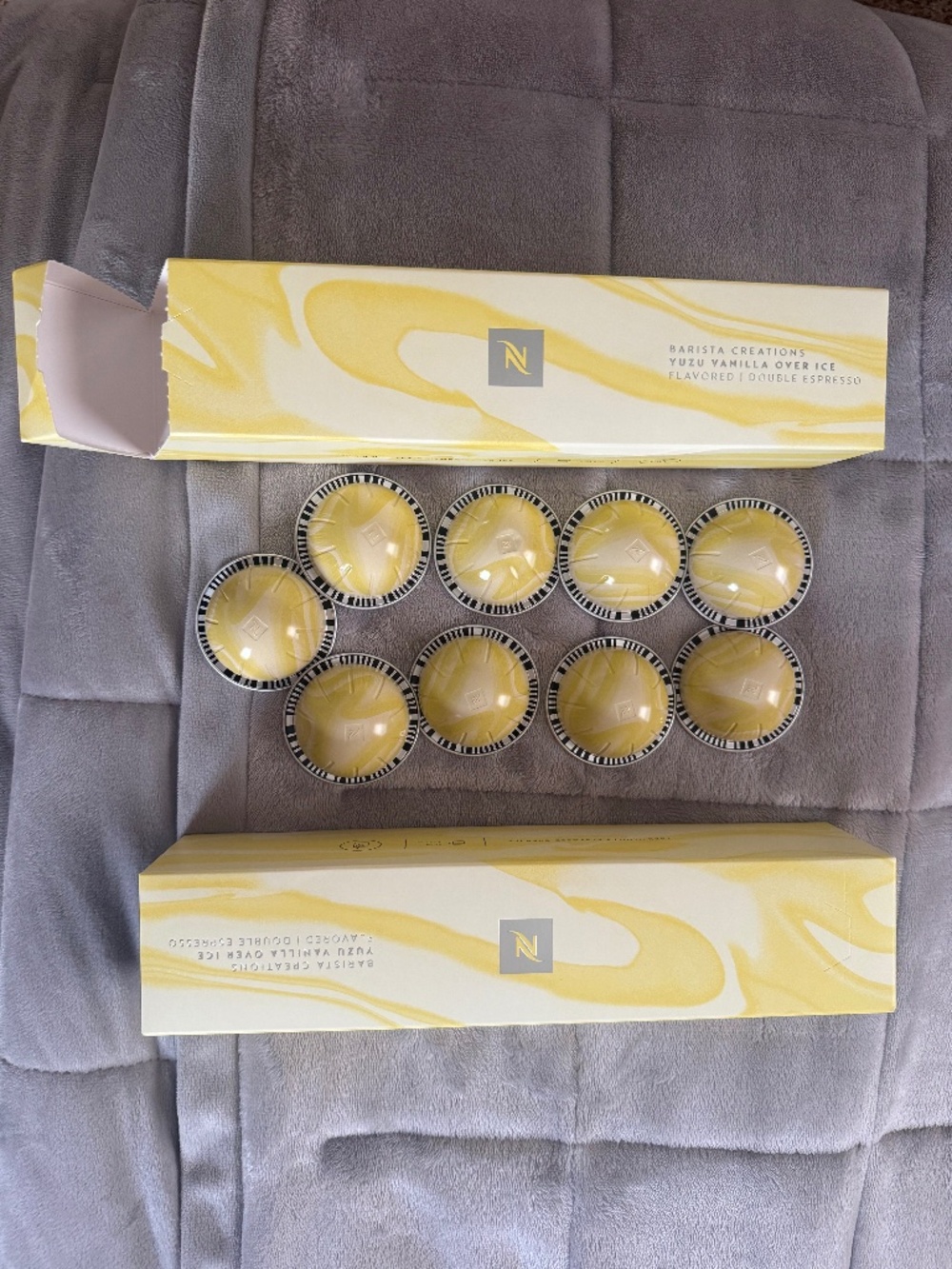 Vertuo NEW Limited Edition  Yuzu Vanilla Over Ice Yuzu & Vanilla (19 pods)